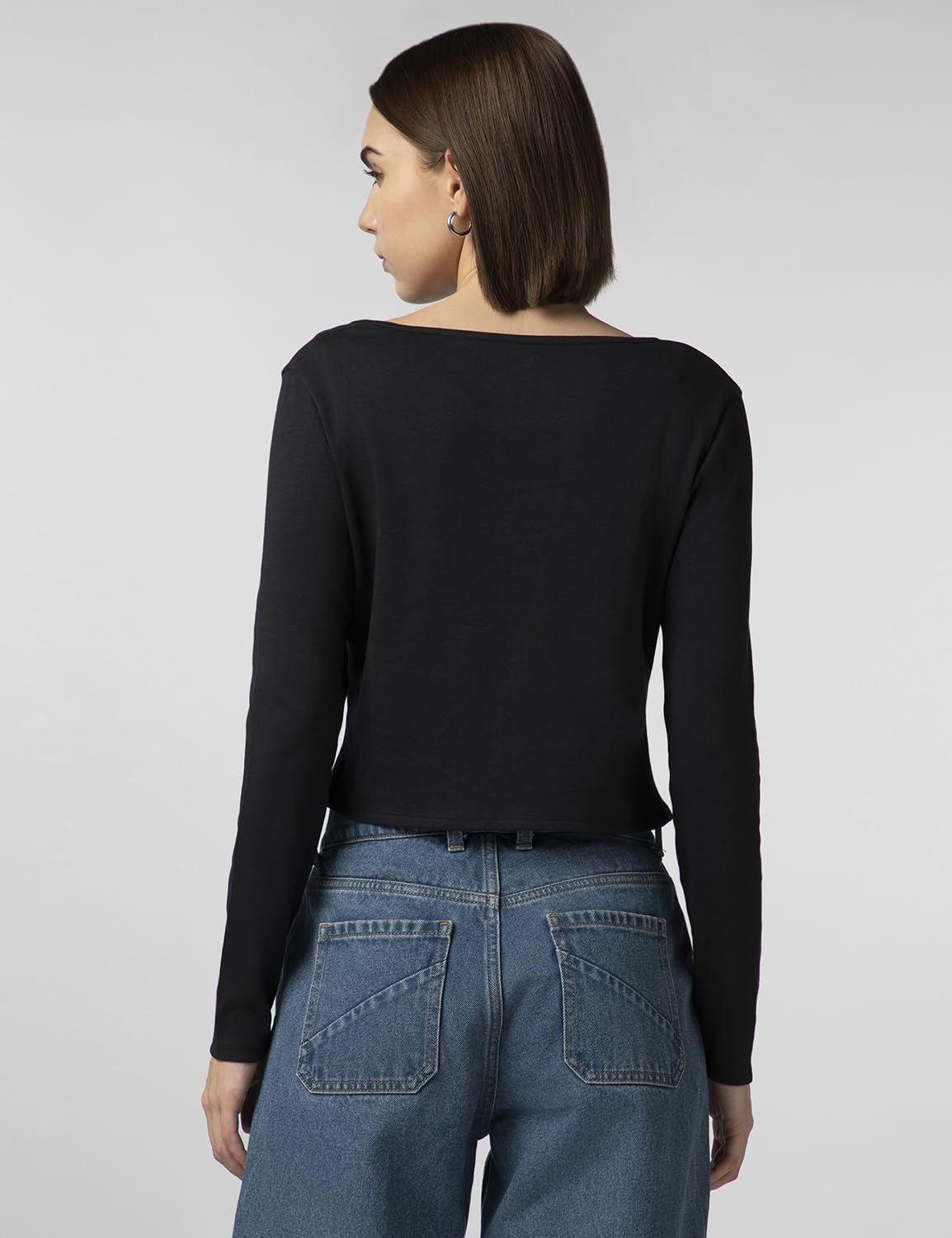FYLTR Womens Casual Scoop Neck Henley T-Shirt - Full Sleeves | Fitted Length
