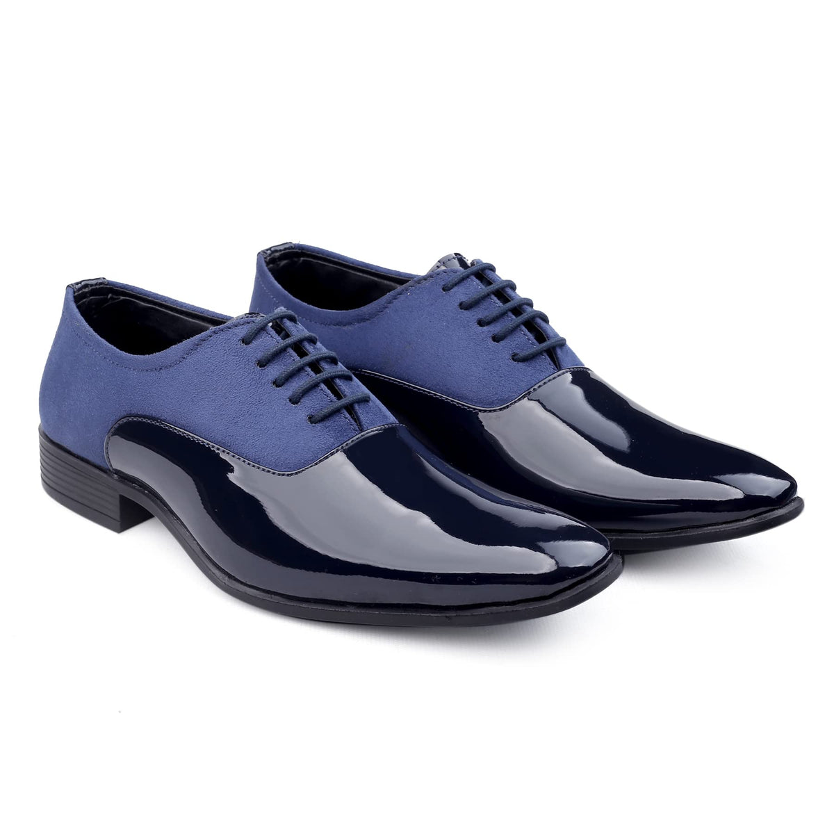 BXXY Mens Blue and Semi Formal Shoes for All Seasons 7
