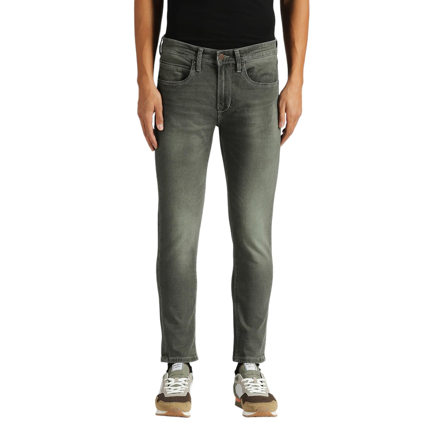 Pepe Jeans MenS Skinny Jeans (Pm207821A198_Green Used_Grey