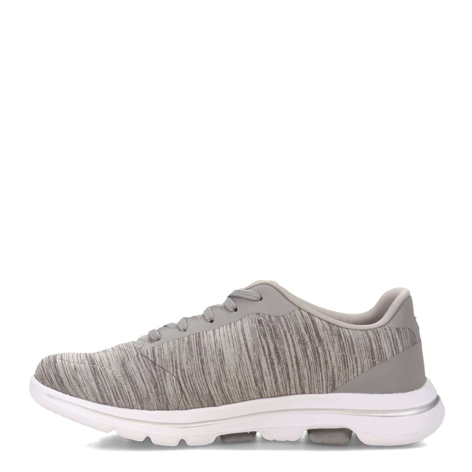 Skechers Women's Go Walk 5-True Sneaker, Grey, 9 W US