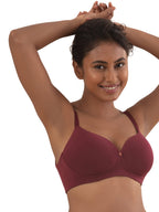 Nykd (Nyb094 Cotton Padded & Non Wired Shaping T Shirt For Women | Medium Coverage Bra With Soft Adjustable Straps | Ideal For A