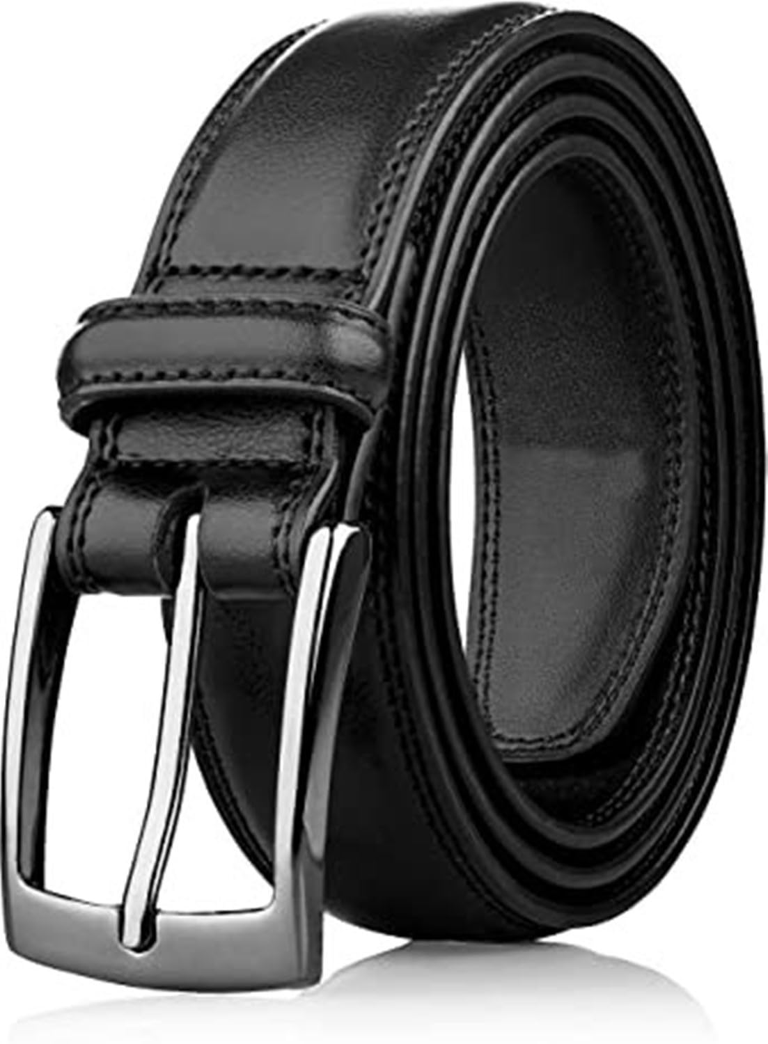 Men Casual Black Artificial Leather Belt ()_268 44
