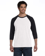 Unisex 34-Sleeve Baseball T-Shirt - gRY cHR BLK TRB - S(D0102H7WgV2)