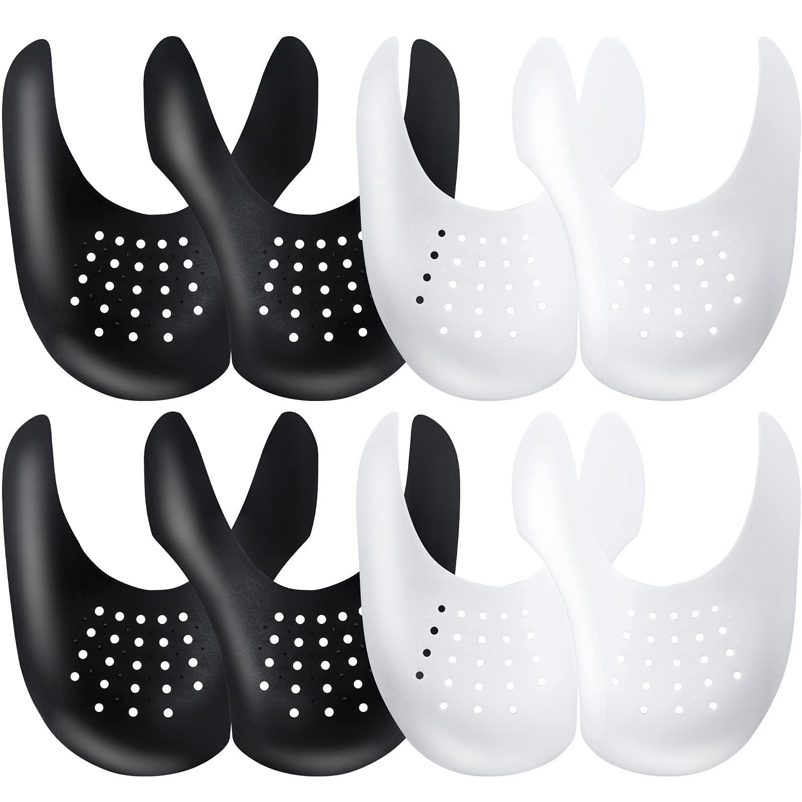 YOLOPARK Shoe crease Protectors for Air Force Shoes, 4 Pairs Shoe Anti crease guard to Prevent Sneaker crease for Mens 75-13 Wom