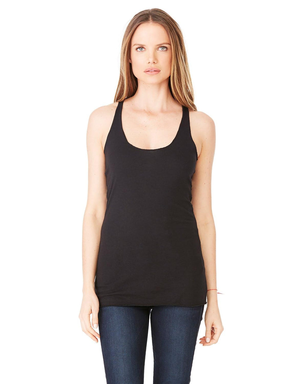 Ladies Triblend Racerback Tank - cHAR BLK TRIBLND - S(D0102H7WNR6)