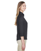 Ladies Perfect Fit34-Sleeve Stretch Poplin Blouse - LIME - S(D0102H7YE6T)