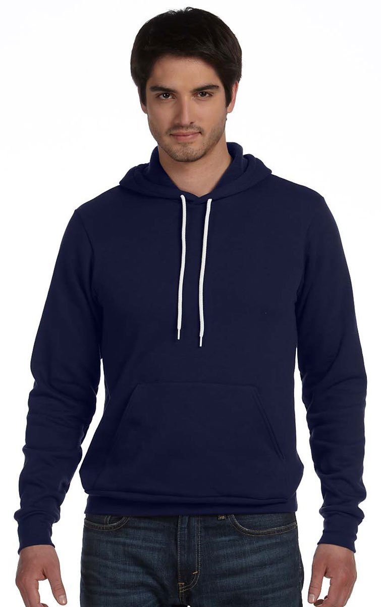 Unisex Sponge Fleece Pullover Hoodie - NAVY - S(D0102H7W298)