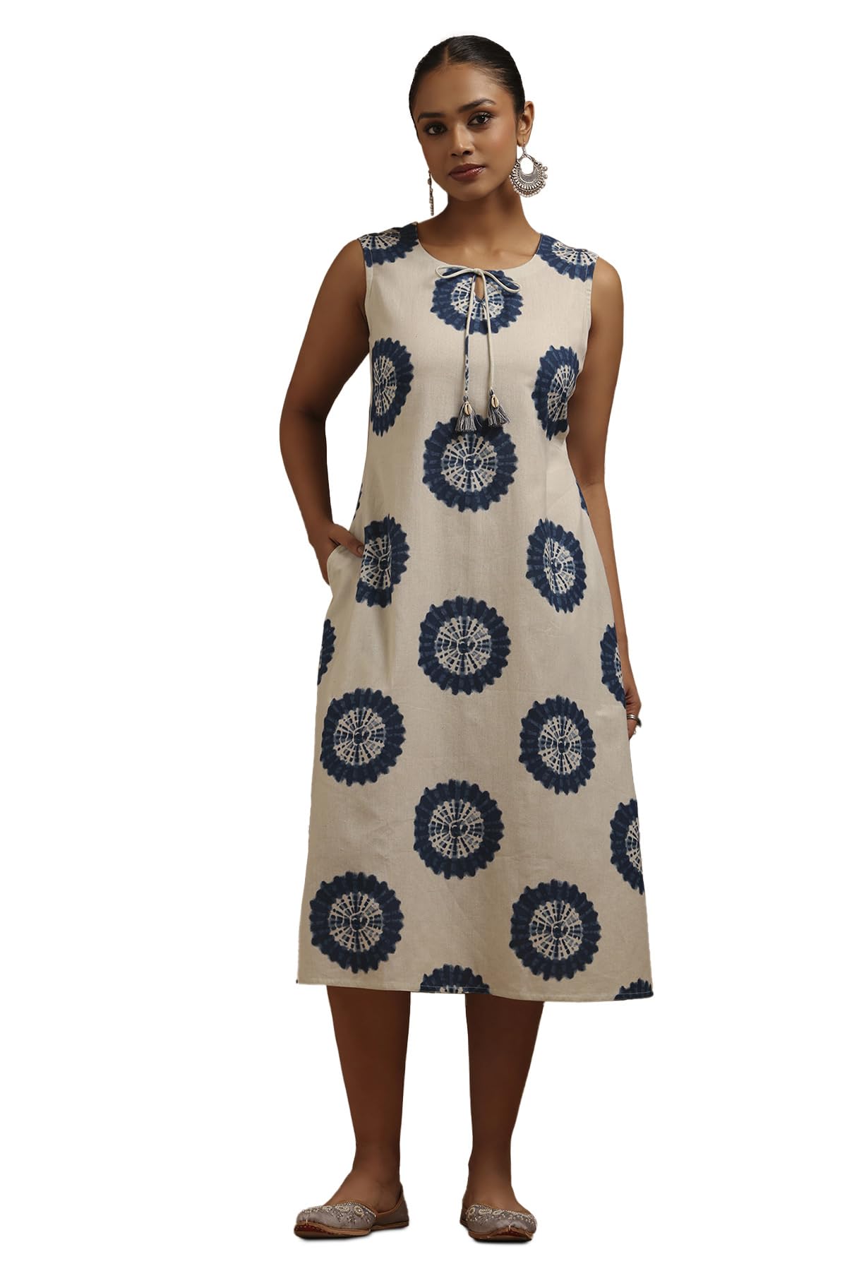 Soch Women Cotton Flex Batik Print Dress