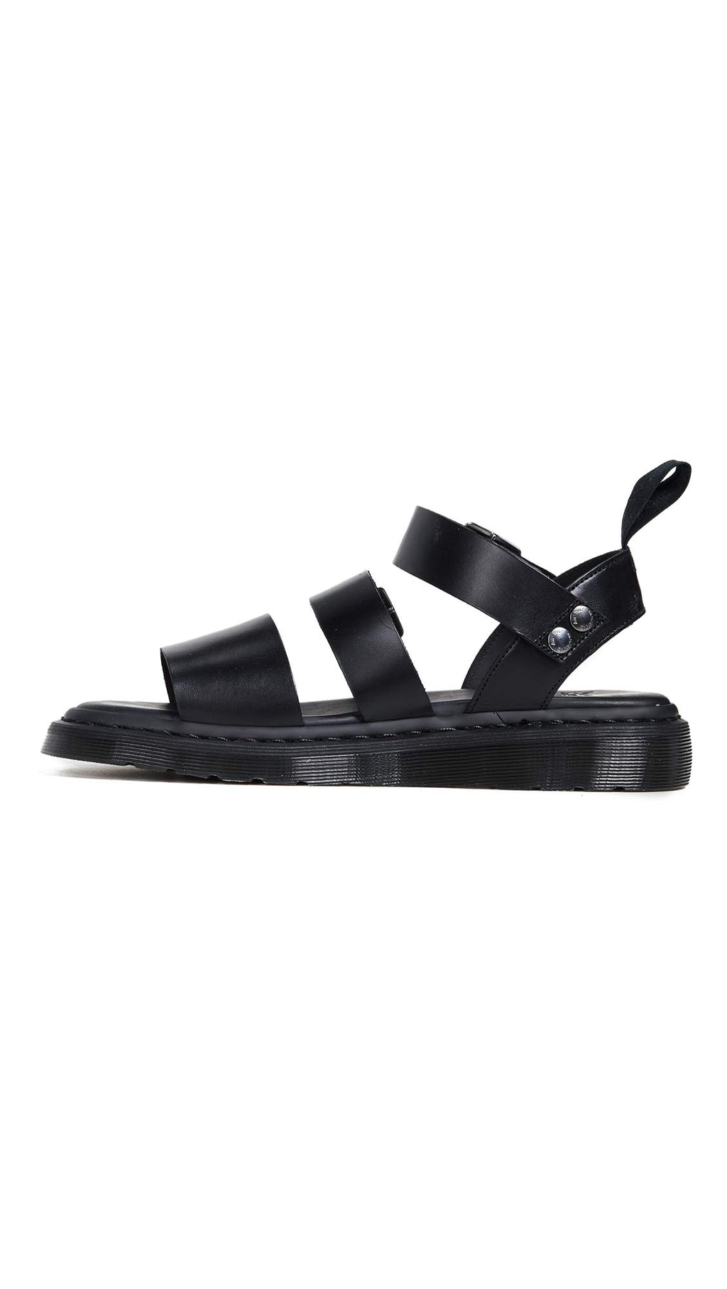 Dr. Martens mens Gryphon Gladiator Sandal, Black, 10-10.5 US