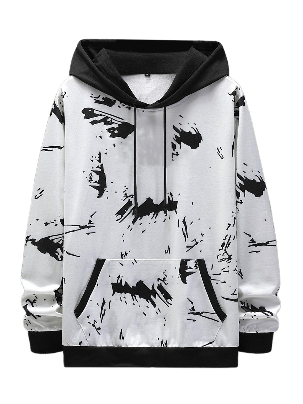 TOPLOT Unisex Woolen Blend Hooded Neck Hoodie (Hoodie-5147-L) White