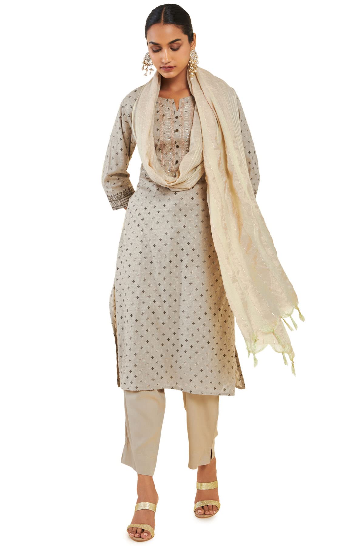 Soch Women Cotton Floral Suit Set