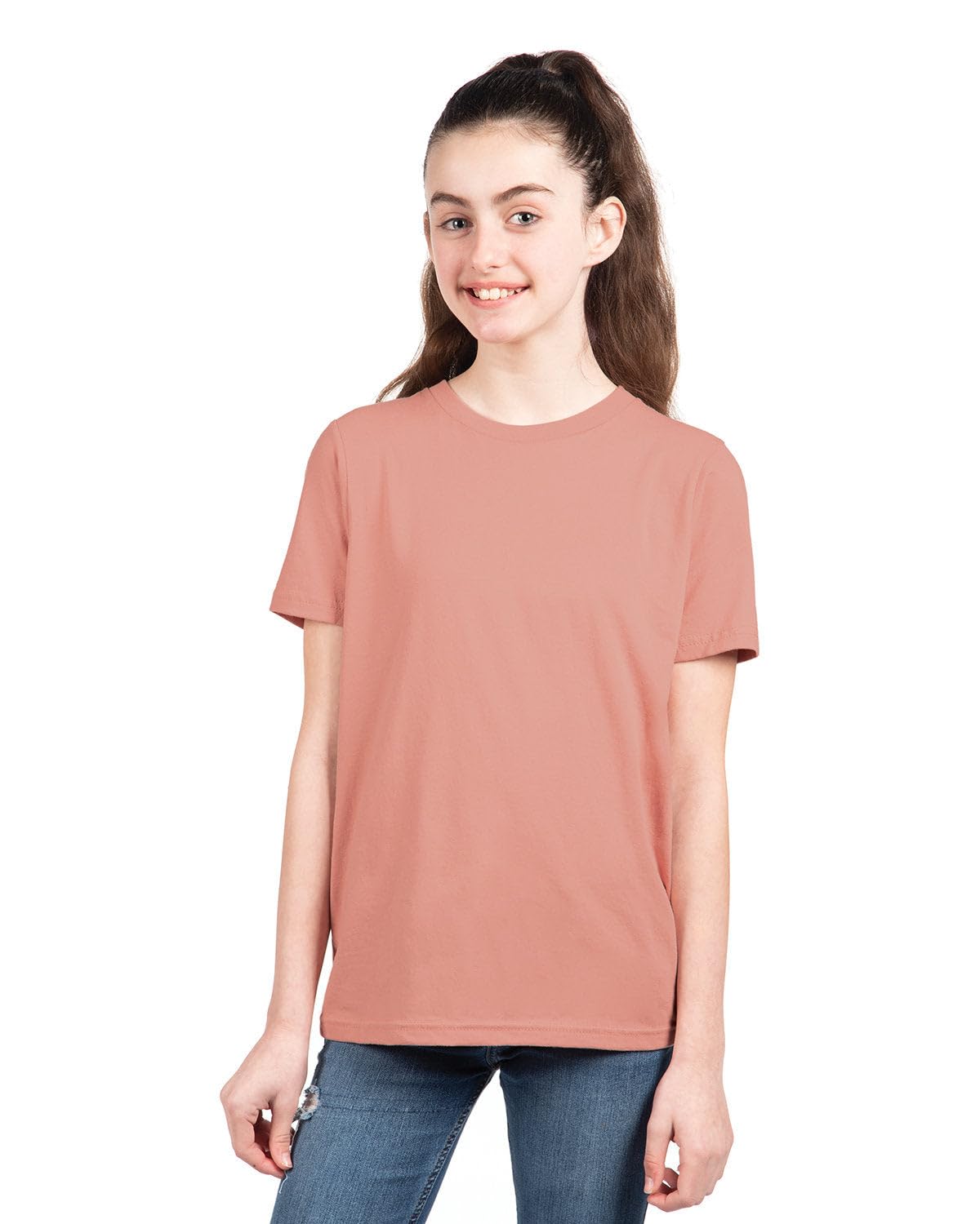 Youth Boys cotton crew - KELLY gREEN - XS(D0102H7NPK8)