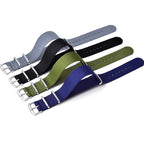 Ritche 22mm Nylon Watch Straps Nylon Replacement Men Women Bands (4 Packs)