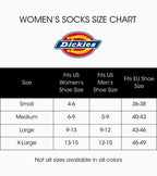Dickies Women's Dri-Tech Moisture Wicking Quarter Socks, Available in M-L (6, 12, Black Assorted (6 Pairs), Medium