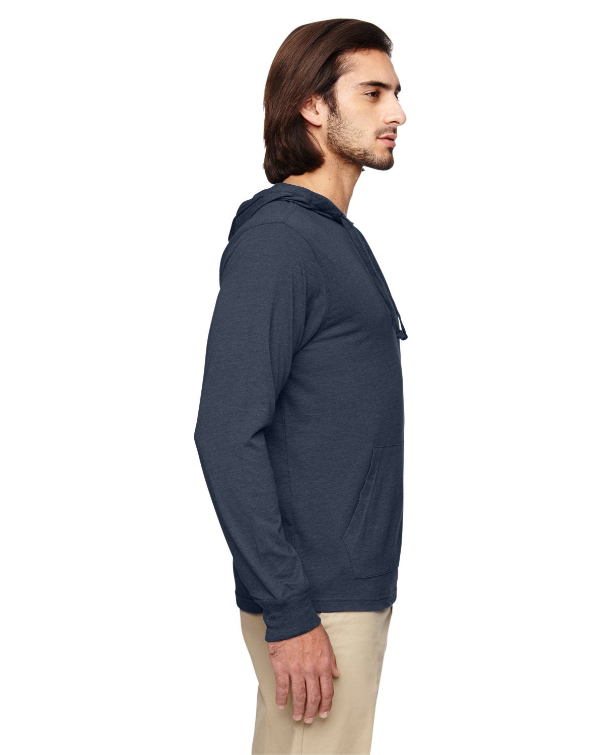 Unisex Blended Eco Jersey Pullover Hoodie - ASPARAgUS - XS(D0102H7ZL1P)