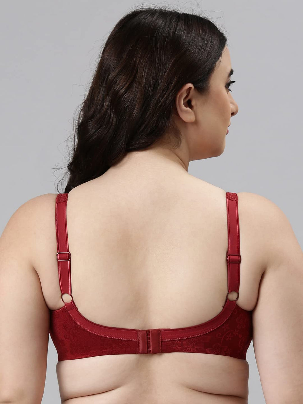 Enamor F135 Minimiser Full Support Bra - Non-Padded Wirefree High Coverage - Bossa Nova