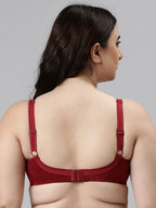 Enamor F135 Minimiser Full Support Bra - Non-Padded Wirefree High Coverage - Bossa Nova