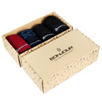 Bonjour Ankle Length Woolen Thumb Socks For Women- Pack of 4