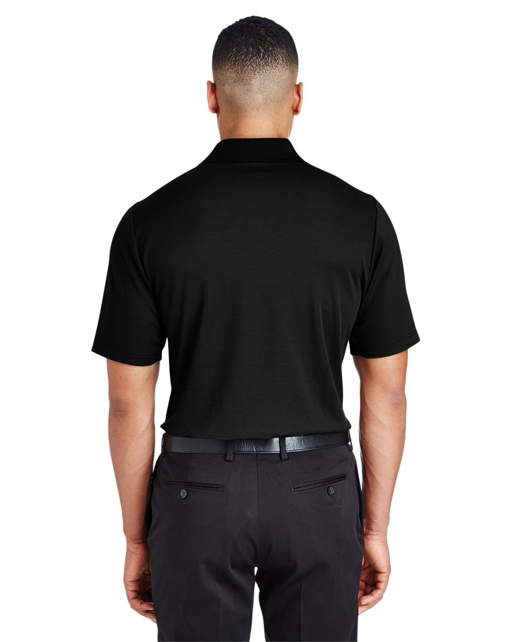 crownLux PerformanceMens Plaited Polo - gRAPHITE - 2XL(D0102H7NS2T)