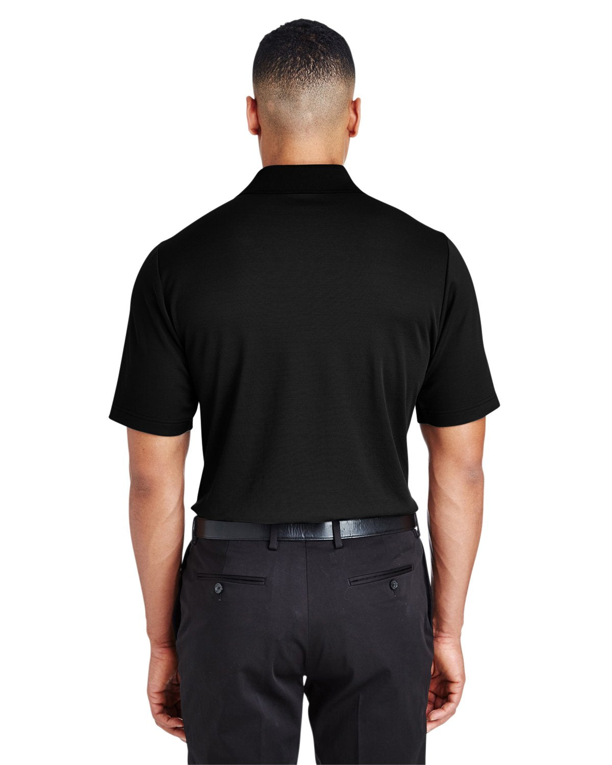 crownLux PerformanceMens Plaited Polo - gRAPHITE - 2XL(D0102H7NS2T)