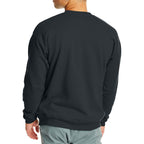 Hanes Men's EcoSmart Sweatshirt, Black, 4XL