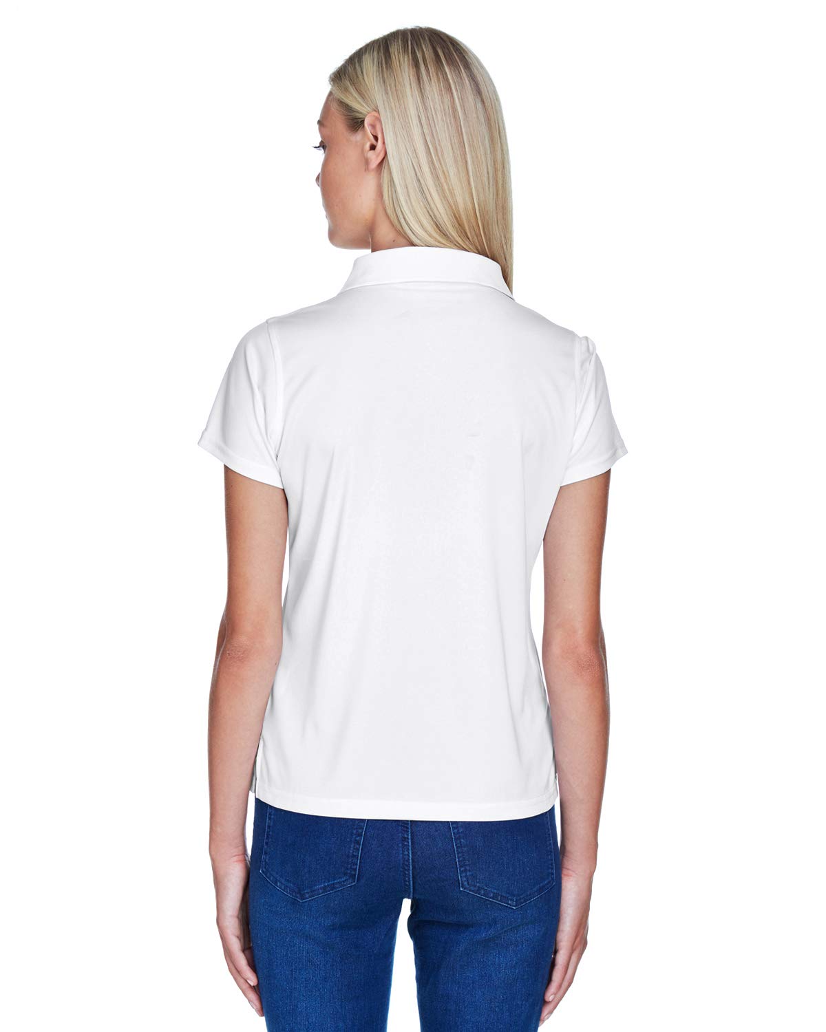 Ladies 4 oz Polytech Polo - WHITE - S(D0102H76NBJ)