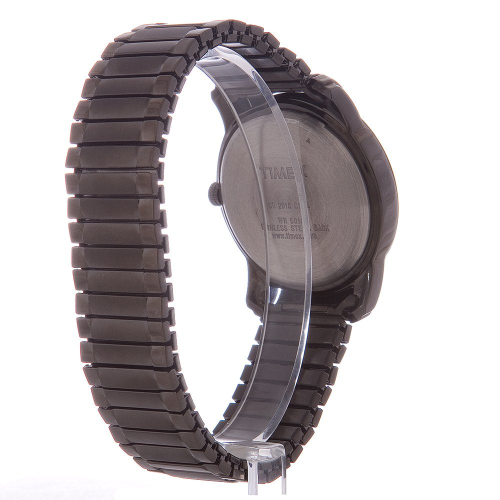 Timex Men's T2P135 Highland Street Gray Stainless Steel Expansion Band Watch