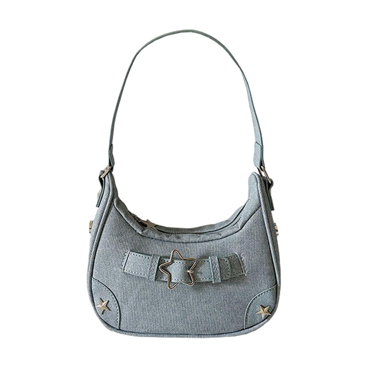 Enakshi Denim Bag For Women Satchel Ladies Star Tote Bag Armpit Purse Trendy Handbag|Clothing, Shoes & Accessories | Womens Hand 21.5