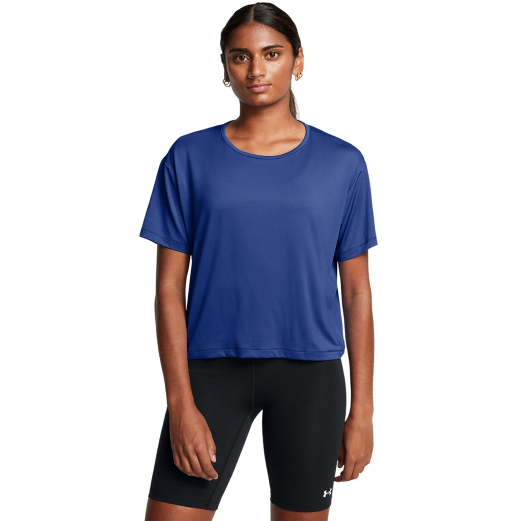 Under Armour Womens Motion Short Sleeve T Shirt, (433) Tech Blue / / Royal, 3X