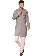 Jompers Mens Chikankari Pure Cotton Kurta Pyjama Set