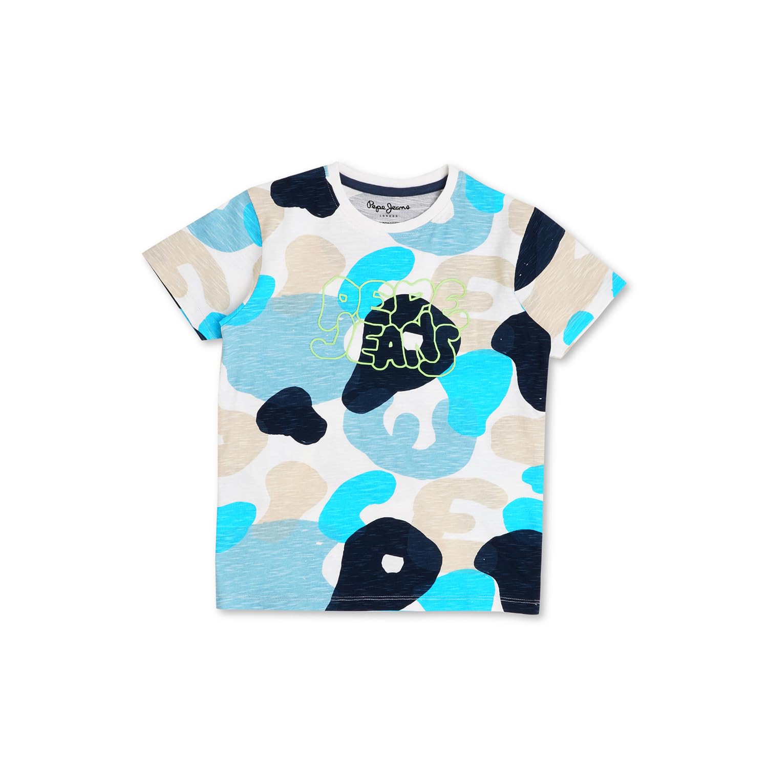 Pepe Jeans BoyS Regular Fit T-Shirt (Pb503876_French Blue