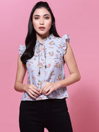 OOMPH! Sleeveless Tops for Women, Grey - mt478