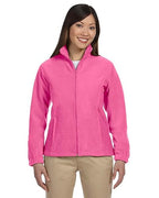 Ladies 8 oz Full-Zip Fleece - BLAcK - XS(D0102H7NJP8)