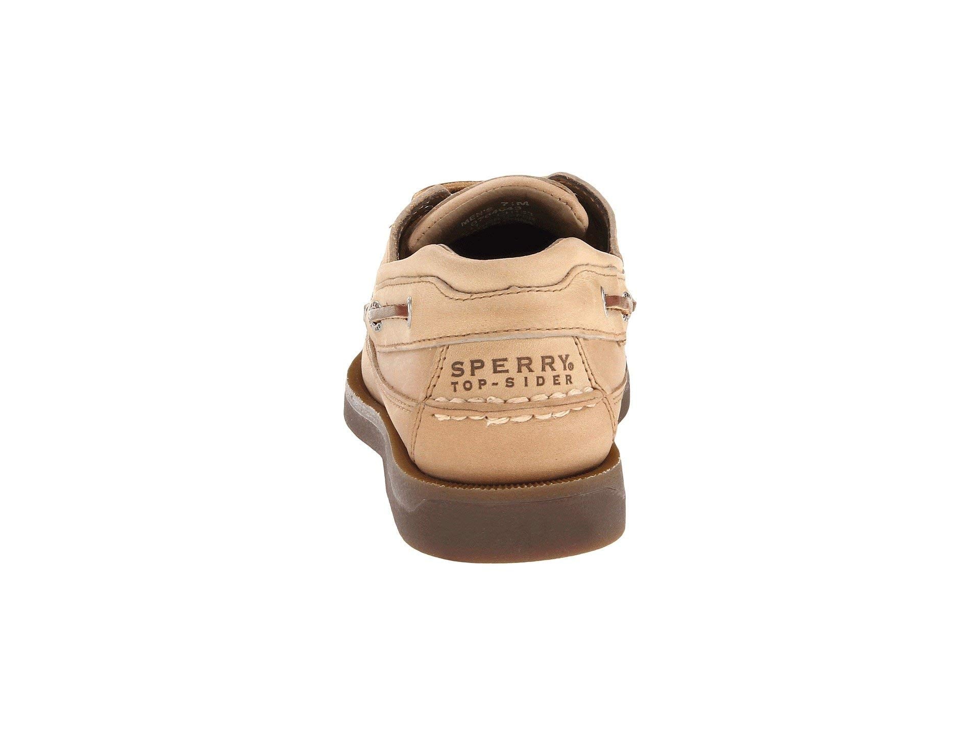 Sperry Mens Mako 2-Eye Boat Shoe, Oak, 10.5