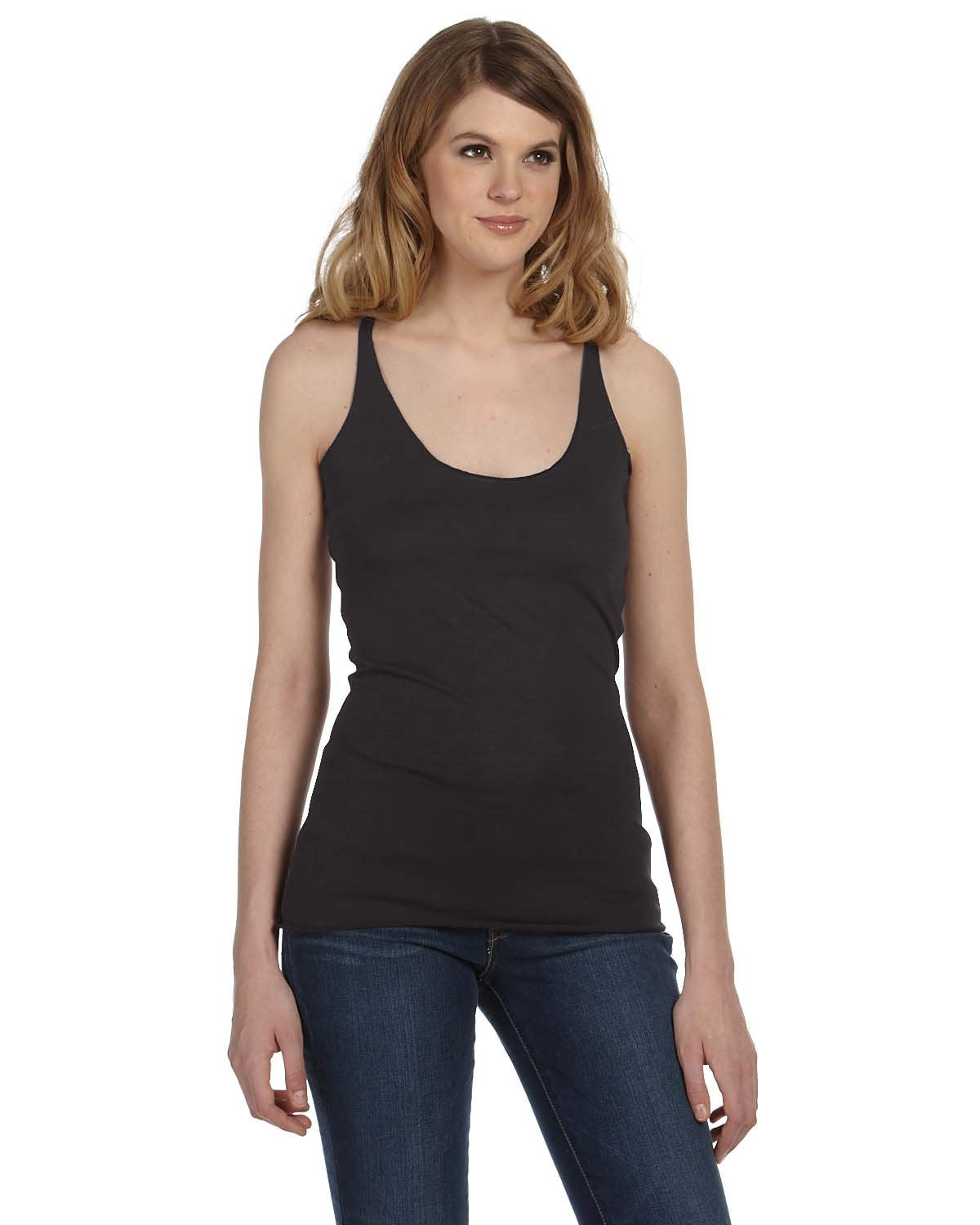 Ladies Triblend Racerback Tank - cHAR BLK TRIBLND - S(D0102H7WNSX)