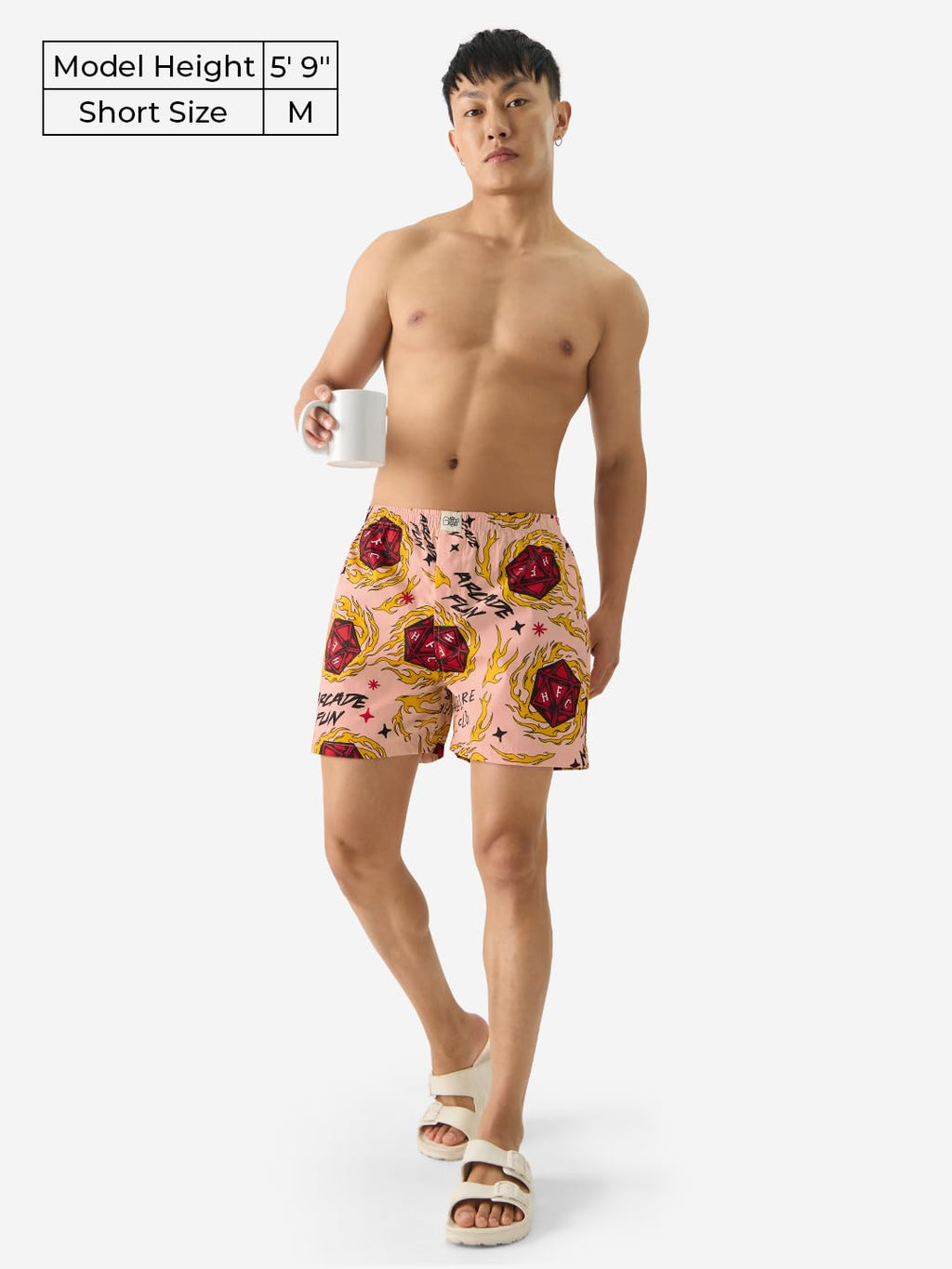 The Souled Store Official Stranger Things: Hellfire Club Men and Boys Pull On Cotton Boxer Shorts Pink Boxer Shorts Mens Boxers