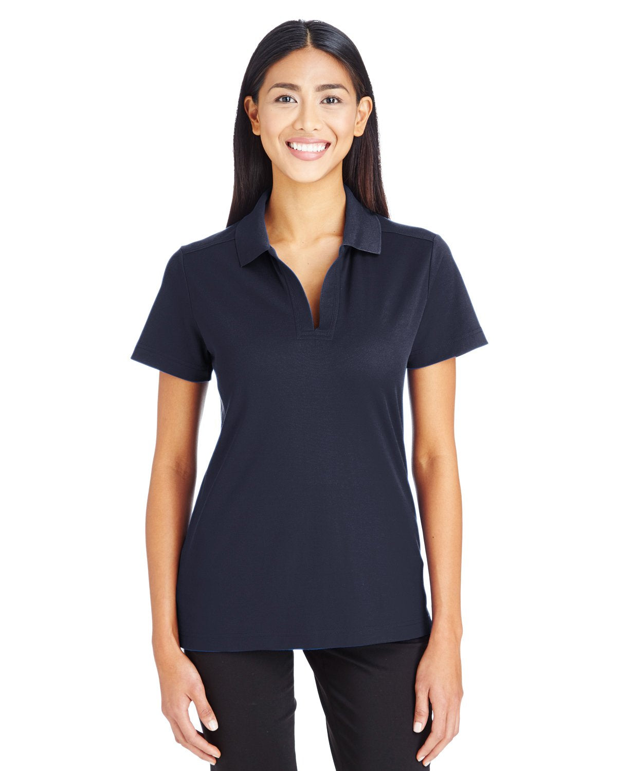 crownLux Performanceadies Plaited Polo - gRAPHITE - XS(D0102H7N96J)