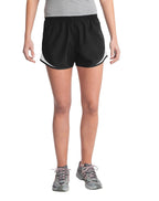 Sport-Tek Ladies Cadence Short XXL Black/ White/ Black