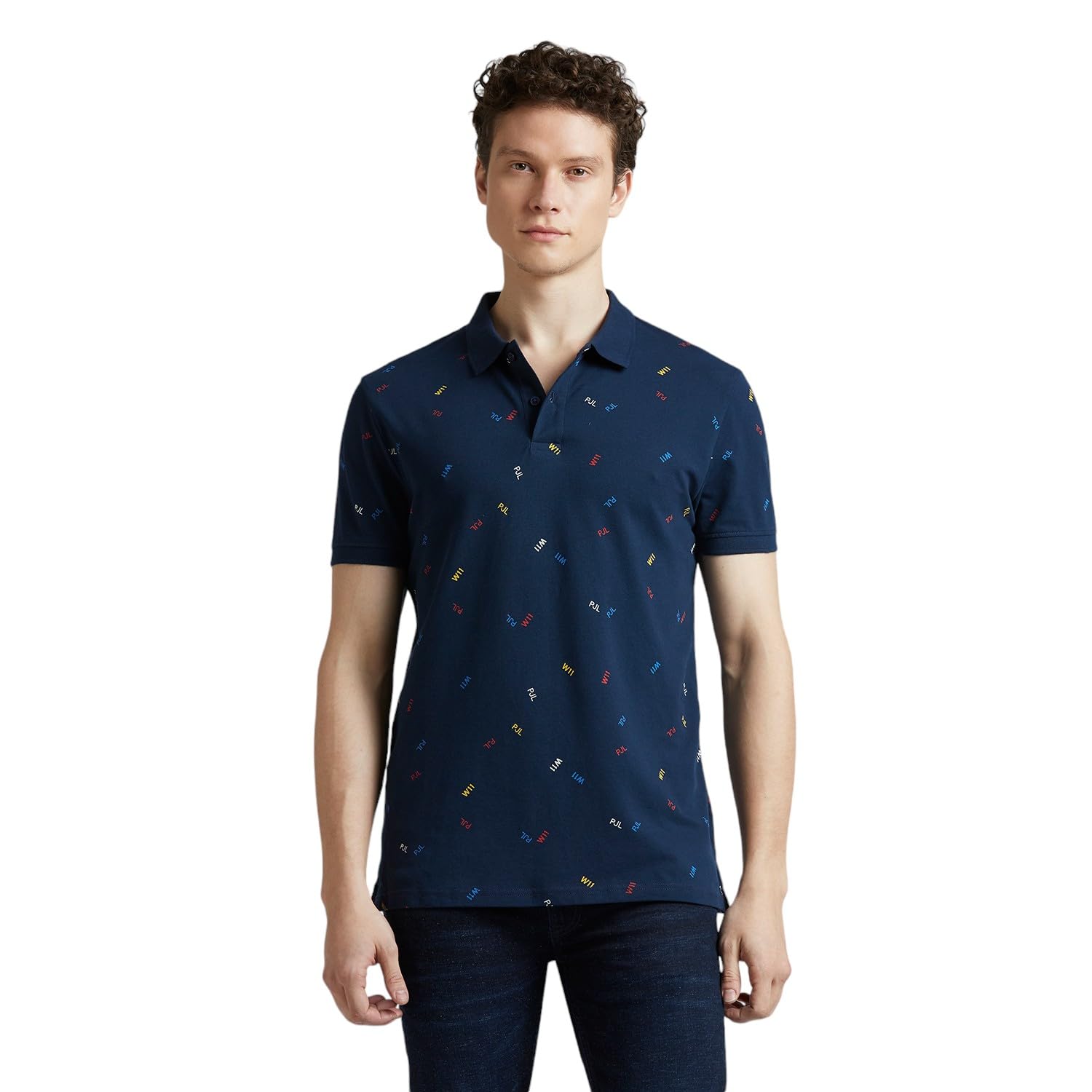 Pepe Jeans MenS Regular Fit Polo Shirt (Pm542275_Navy