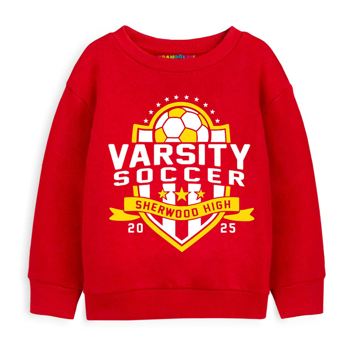 Trampoline Boys Full Sleeves Round Neck Sweatshirt(TRMSWT142) Red 13-14