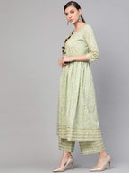 Idalia Women'S Cotton Floral Regular Kurti