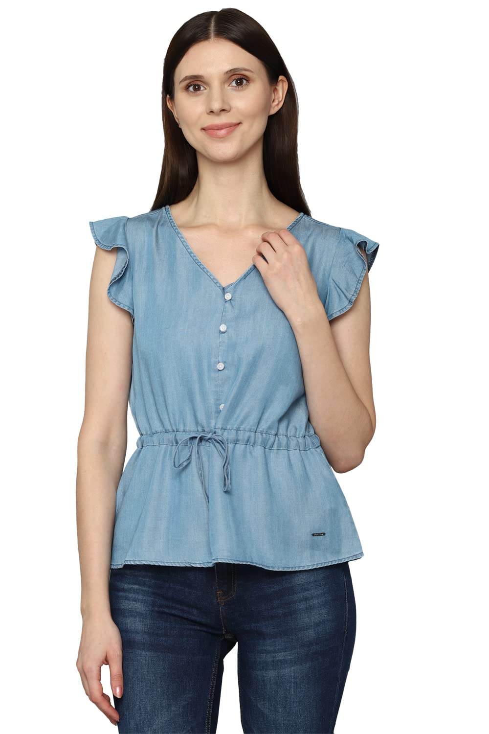 Allen Solly Women Solid Shirt