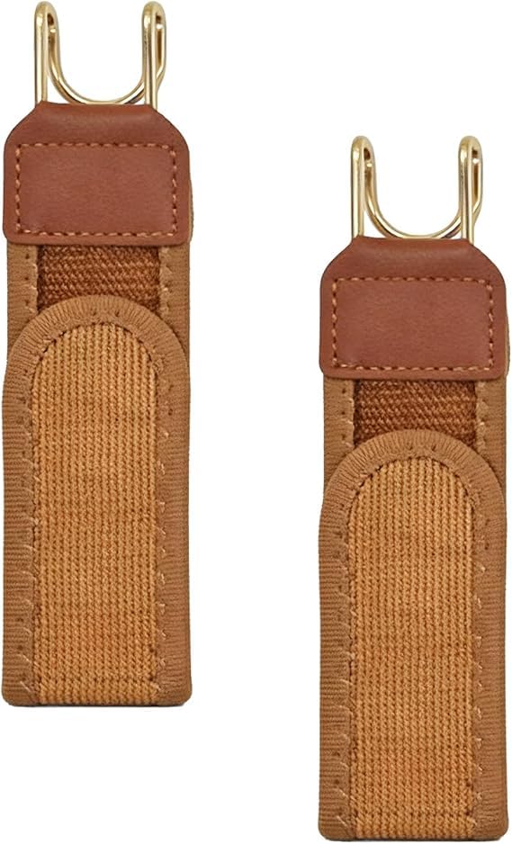 Figurine 2 Pcs Buckle Less Belt For Men  Elastic Belt For Men, Comfortable No Buckle Belt Without Buckle For Men, Adjustable Me 1