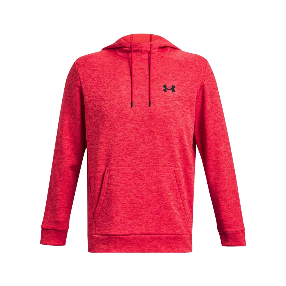 Under Armour Men's ArmourFleece Twist Hoodie, (601) Red / / Black, 3X-Large