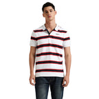 Pepe Jeans Rollins Classic Herringbone Striper Polo White