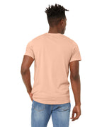 Unisex Sueded T-Shirt - HEATHER RED - XS(D0102H7KP4X)