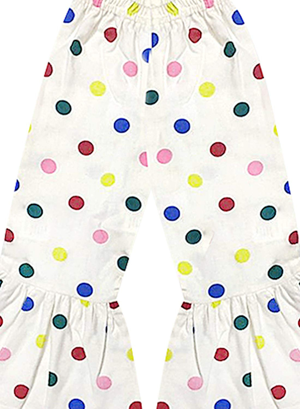A.T.U.N. (ALL THINGS UBER NICE) Girls High Rise Regular Elasticated Waistband Casual Ruffle Pants