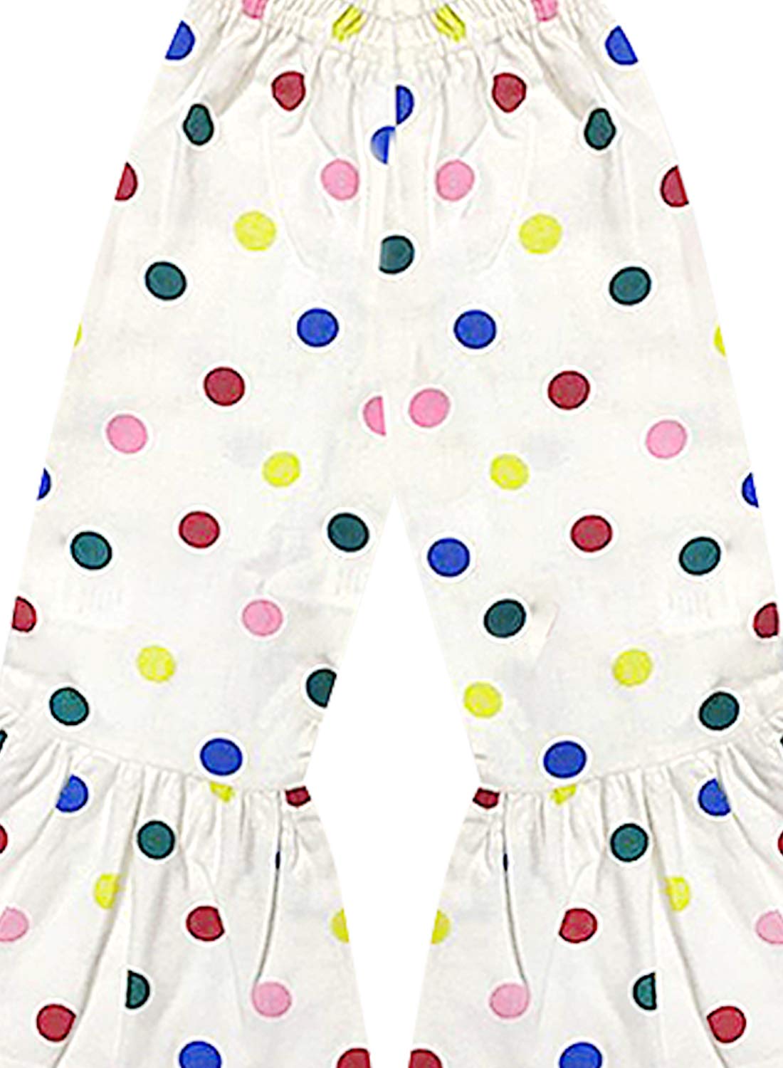 A.T.U.N. (ALL THINGS UBER NICE) Girls High Rise Regular Elasticated Waistband Casual Ruffle Pants