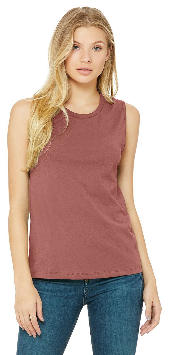 Ladies Jersey Muscle Tank - WHITE - S(D0102H7W7NX)