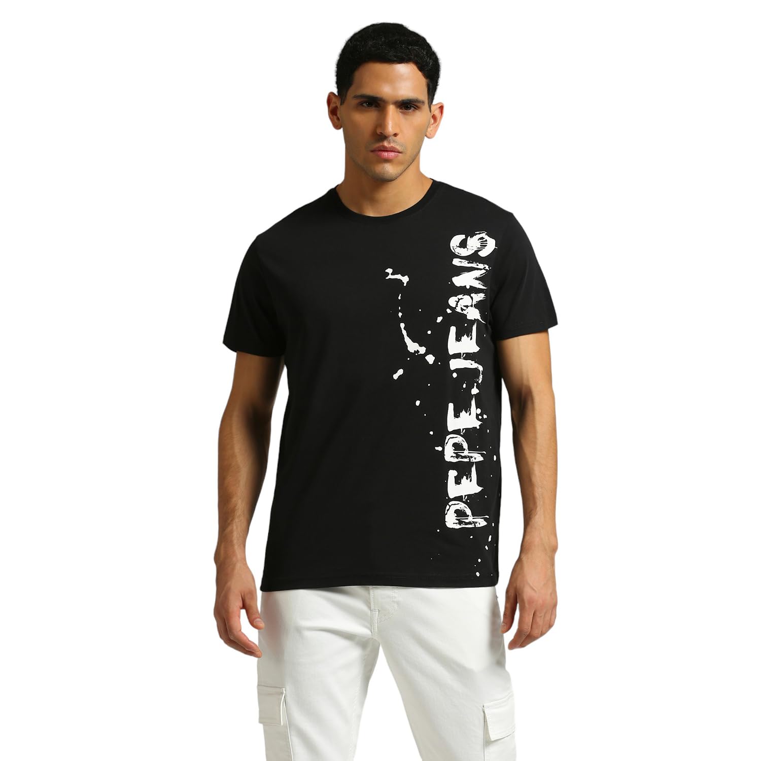 Pepe Jeans MenS Slim Fit T-Shirt (Pm509558_Black